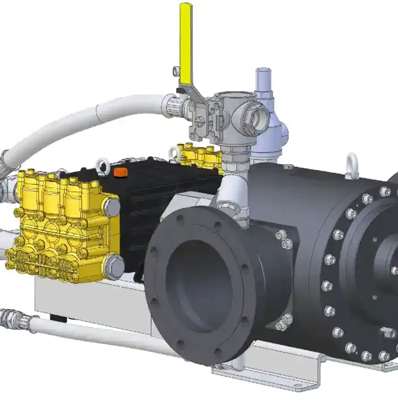 iso cad image FIREMIKS 8000-3-PP-F-ALU-DRV G83 Flange_