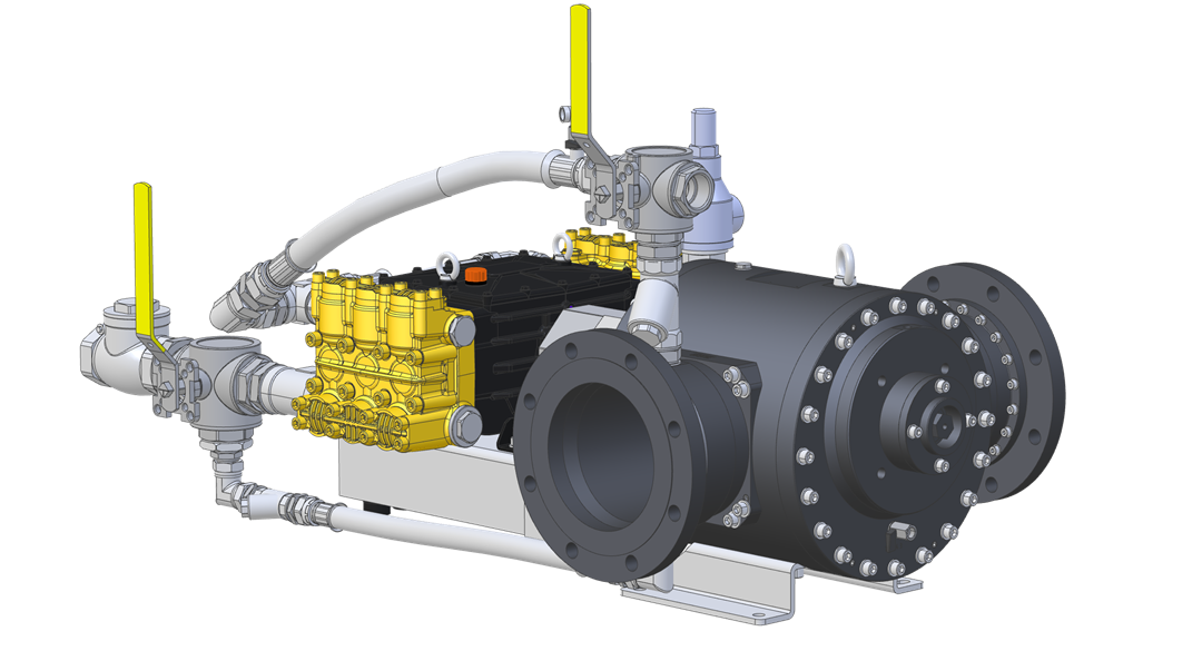 iso cad image FIREMIKS 8000-3-PP-F-ALU-DRV G83 Flange_