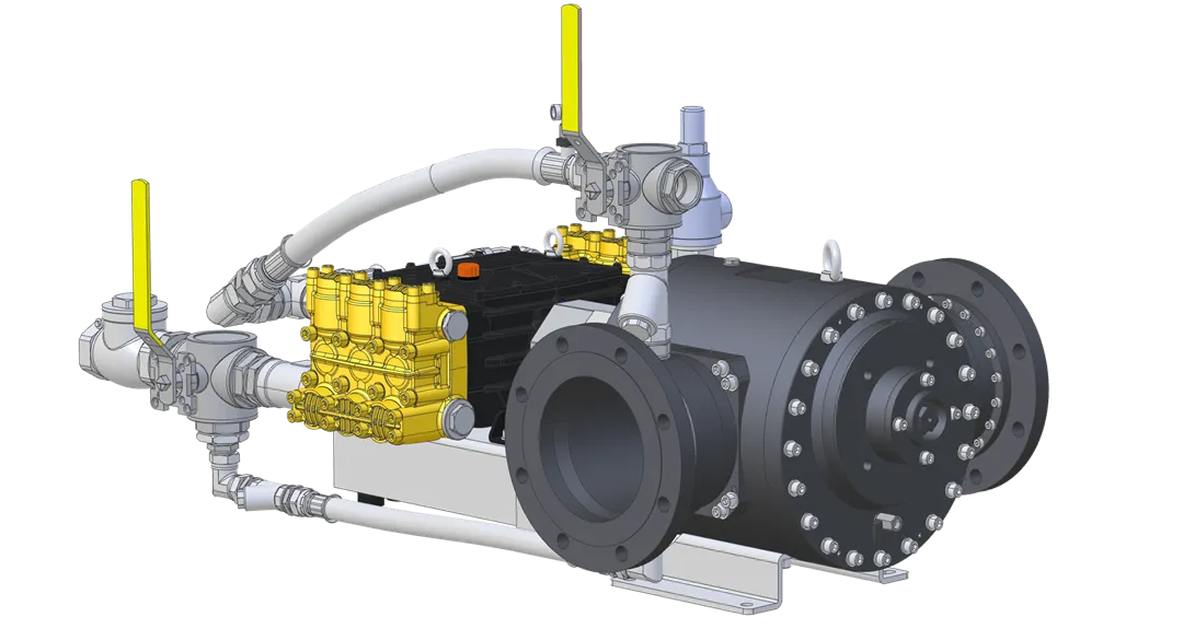 iso cad image FIREMIKS 8000-3-PP-F-ALU-DRV G83 Flange_